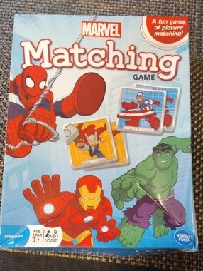 Marvel Matching Game - Red, Blue, Green Artwork